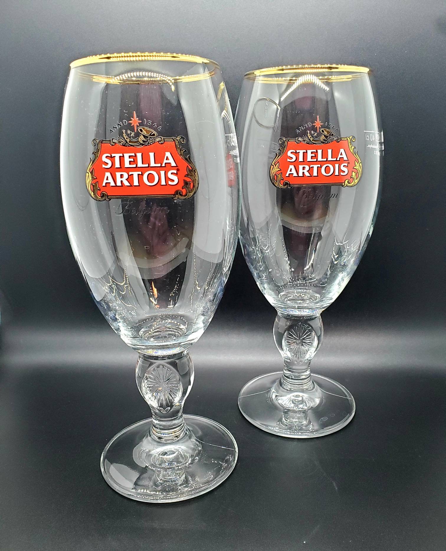 Stella Artois Original Glass Chalice 40cl Set of 2 | Etsy