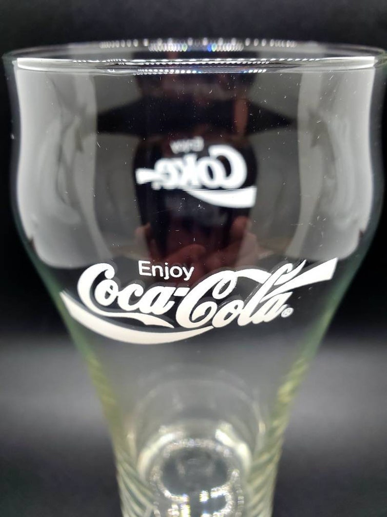 Vintage Coca-cola 12 Ounce Glass - Etsy