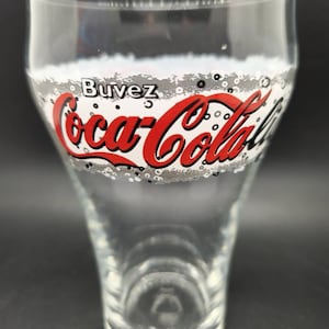 Vintage French Coca-Cola Light 12 Ounce Glass