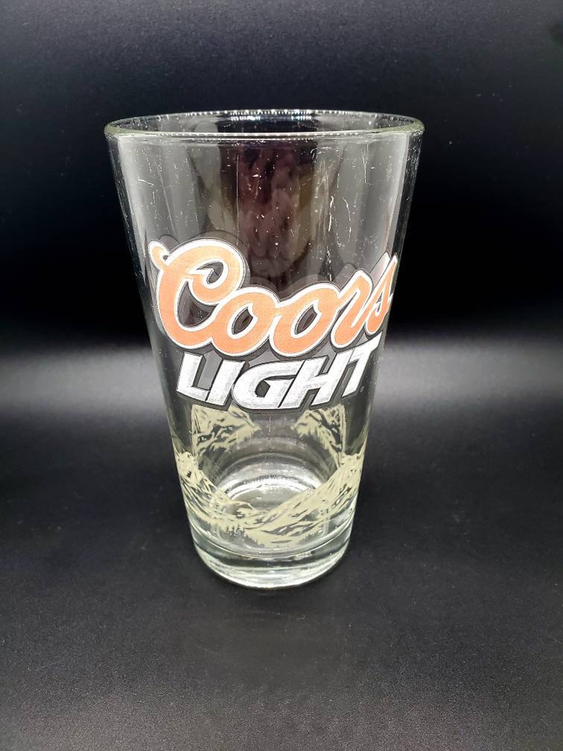 Vintage Coors Light Pint Glass Etsy UK