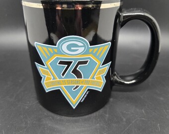 Vintage Green Bay Packers 75 Years of Pro Football Coffee Mug