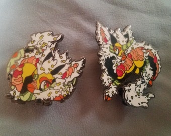 Sushi Kirin Fursona Pins