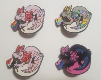 Pride Pins/Fursona Pins LGBT Olm #1009