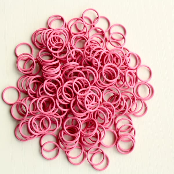 50pc 10mm colored jump rings/strong and vibrant colors/multi color/iron jump rings/free shipping