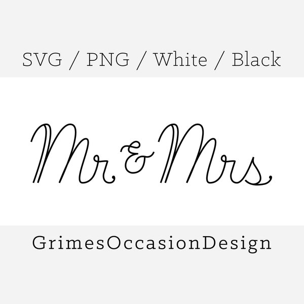 Mr.&Mrs. PNG/SVG Download