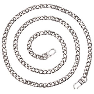 Iron Flat Metal Purse Chain Strap Compatible With Louis 