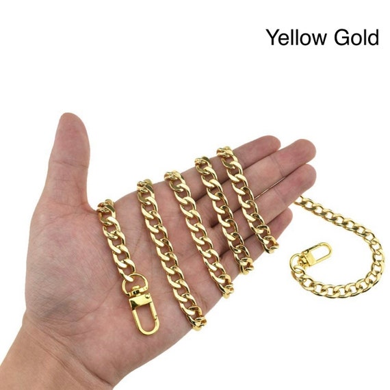 Iron Flat Metal Purse Chain Strap Compatible With Louis Vuitton