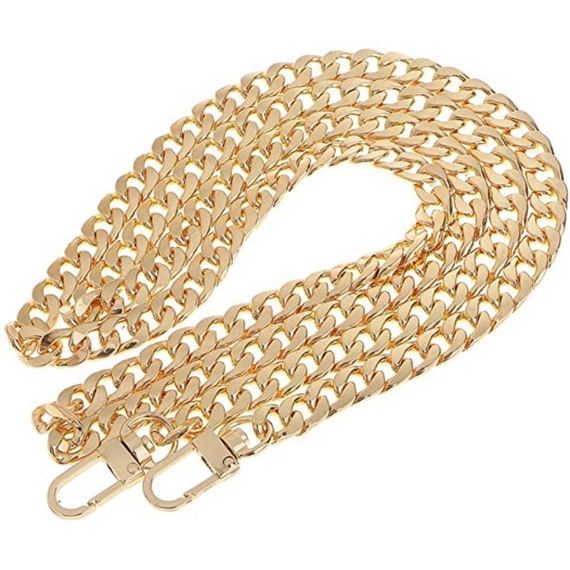Iron Flat Metal Purse Chain Strap Compatible With Louis Vuitton Gucci Bag  for Handle Shoulder Crossbody and Handbag Strap Replacement 