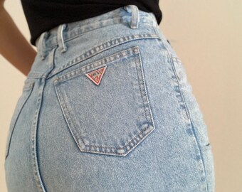 guess naomi denim skirt