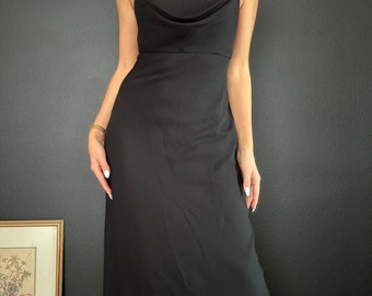 Vintage 90s Black Long Dress