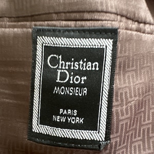 Vintage DIOR CHRISTIAN Monsieur Pure Wool Blazer made in USA