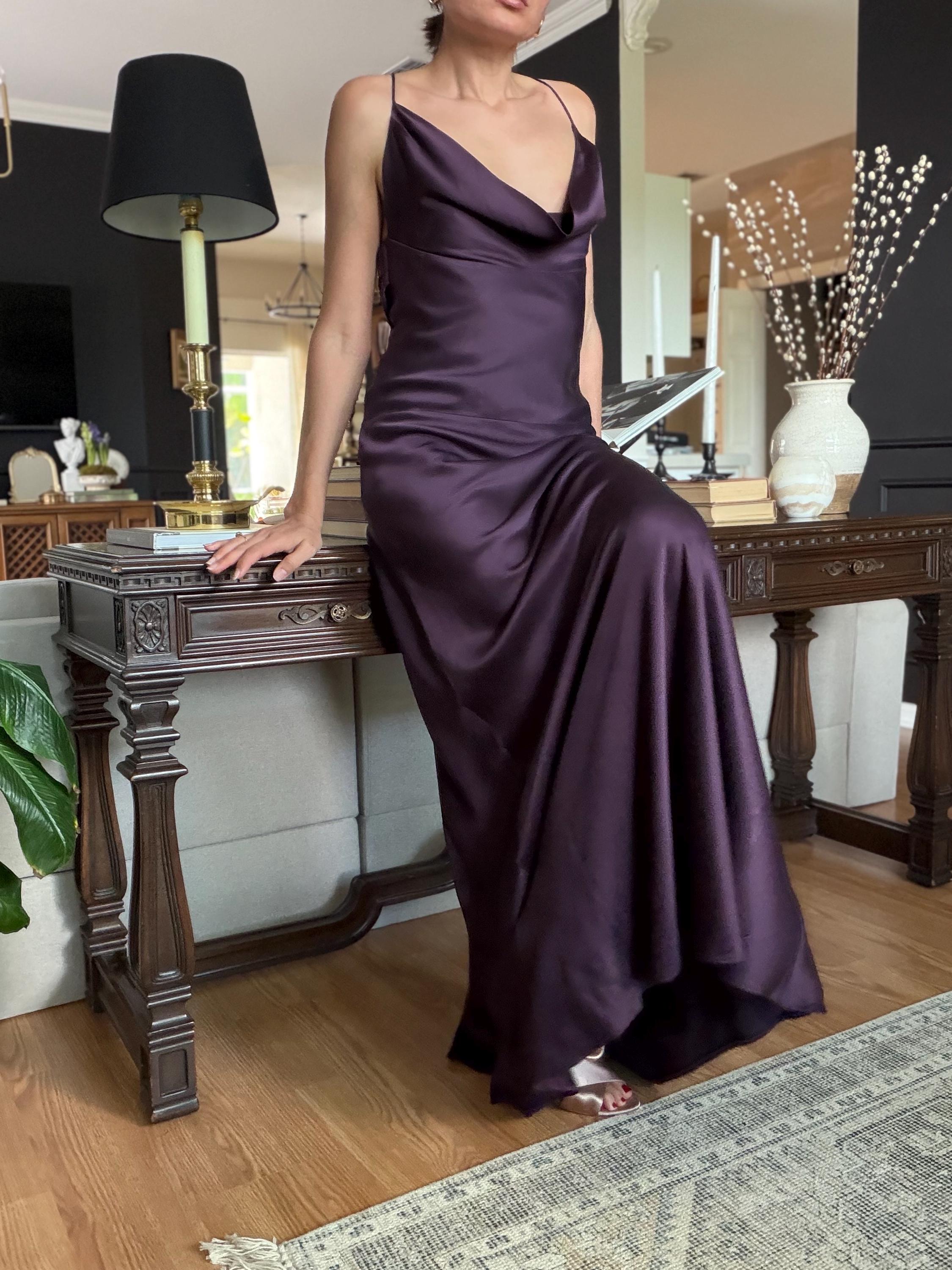 nicole miller lace dress purple Nicole Miller Purple/Black Lace Bodycon Dress Sz.M
