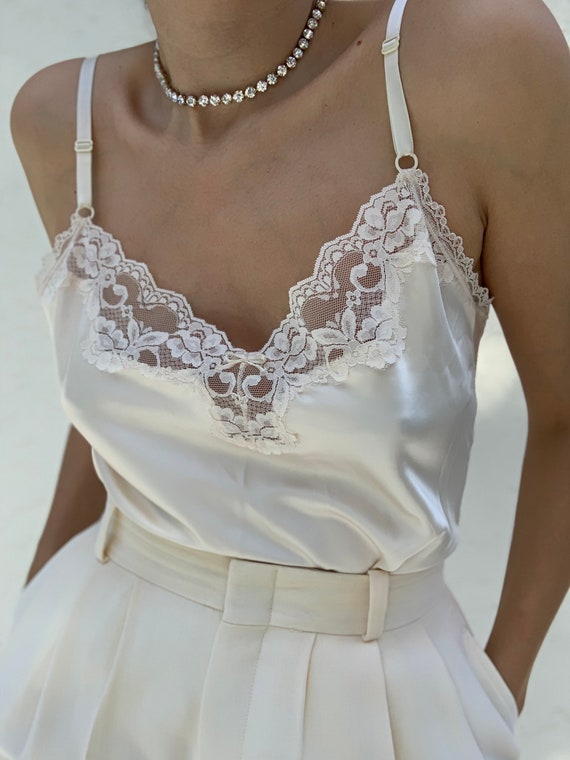 Vintage Lace Trim Camisole