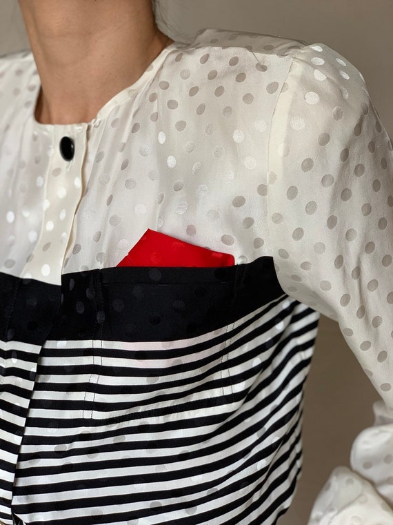 Vintage ADRIANNA PAPELL Pure Silk Blouse
