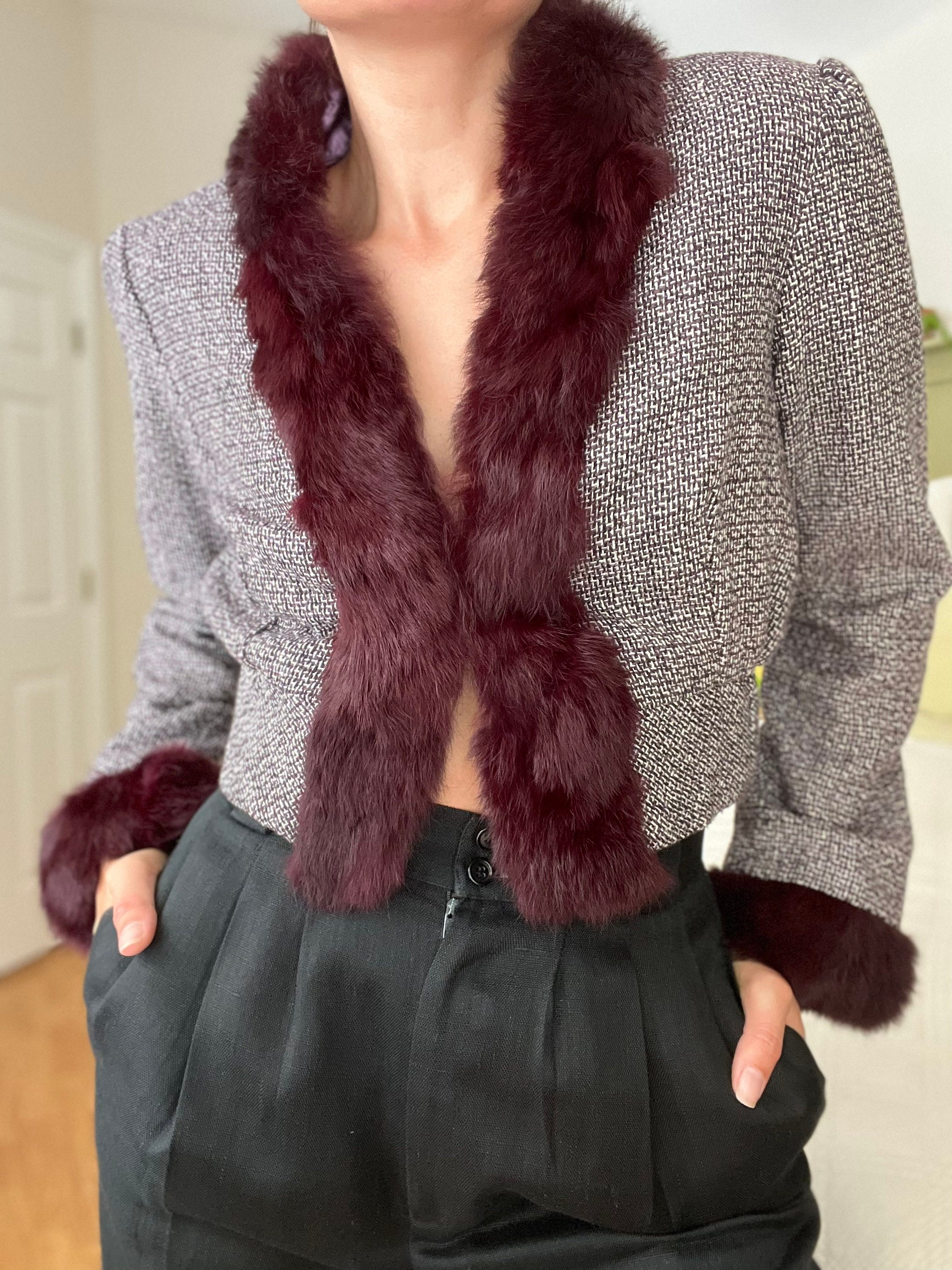 Rabbit Fur Sweater - Etsy Rabbit Fur Sweater - Etsy