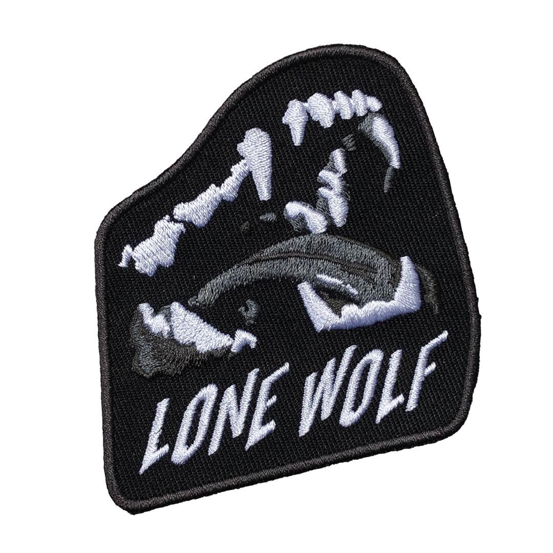 Lone Wolf Patch, Embroidered Iron-on - Etsy