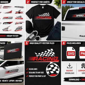 Johnson Racing Svg Racing SVG Bundle for Cricut | Race Car Decal Designs | Motorsports ...