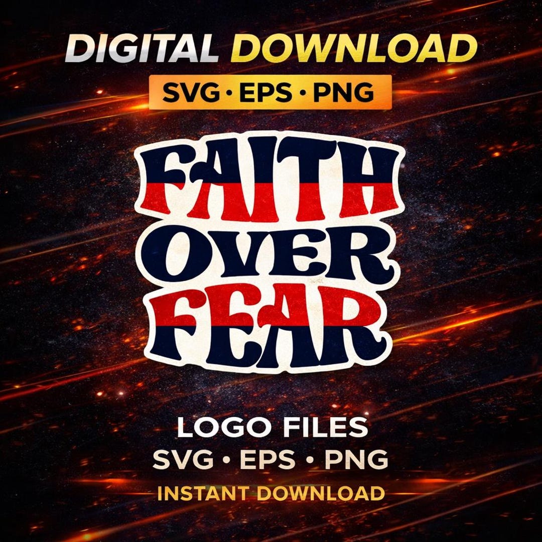 Faith Over Fear SVG | Christian Svg Png Eps Files | Cricut Cut File ...