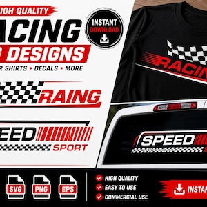 Johnson Racing Svg Racing SVG Bundle for Cricut | Race Car Decal Designs | Motorsports ...