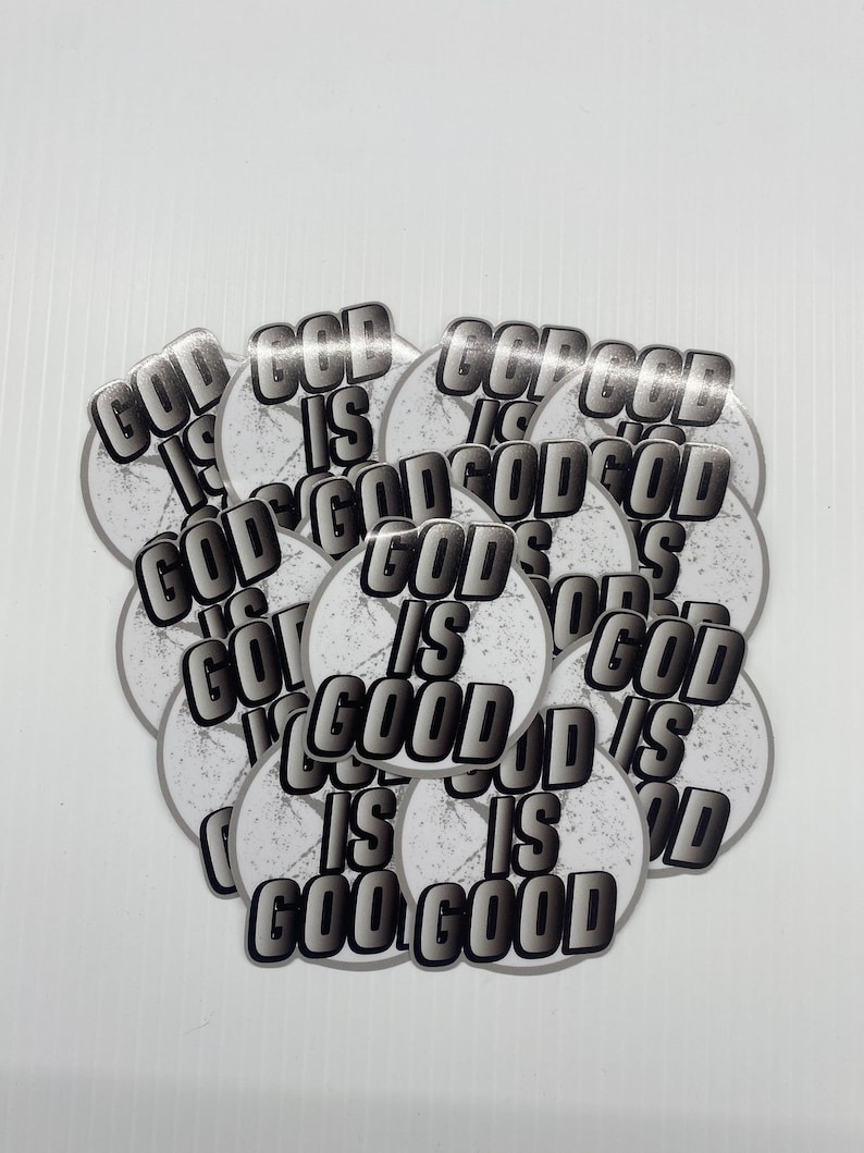 Sticker God Core God is Good Sticker 2pk Christian Laptop Phone Window Faith #13 - Etsy