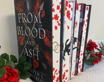 From Blood and Ash Series, Stenciled Books, Sprayed Books, Jennifer Armentrout