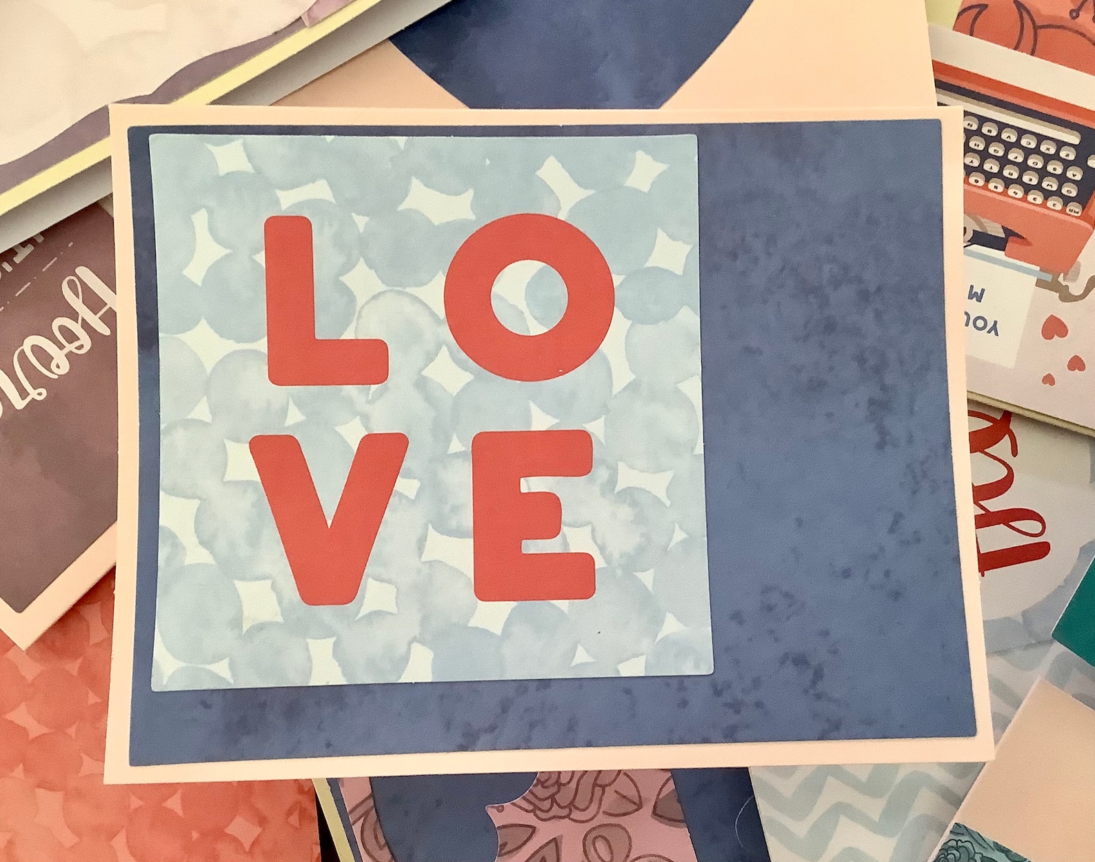 Tarjeta de amor hecha a mano  Etsy