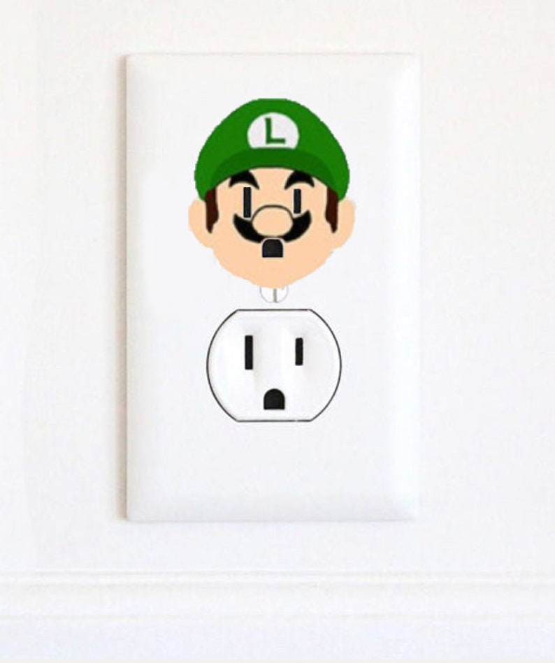 Mario and Luigi Super Mario Stickers Mario Stickers Etsy