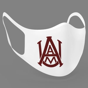 Alabama A&M University Iron On - AAMU Heat Transfer for mask (or other item) - HBCU Heat Transfer - Multiple colors and sizes