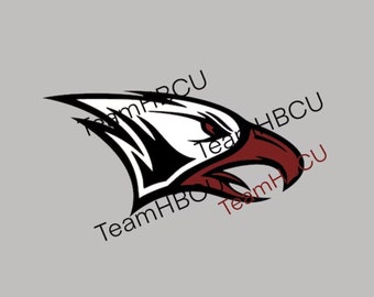 Mascota del águila de la NCCU SVG – Universidad Central de Carolina del Norte (Archivos digitales)