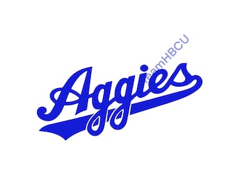 Aggies svg - NCAT Aggies script font svg - Aggie Pride - NC A and T svg - Aggie old school font - GHOE - Aggie Pride font svg