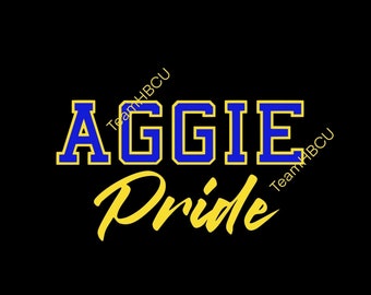NCAT Aggie Pride SVG - HBCU Grafik (Digitaler Download)