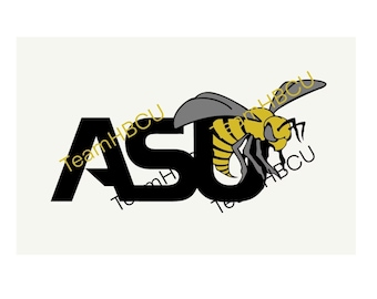 ASU svg - Custom Simplified Version - Easy Cut File Vinyl - HBCU SVG - Alabama State University - Graduate - Alabama State University svg