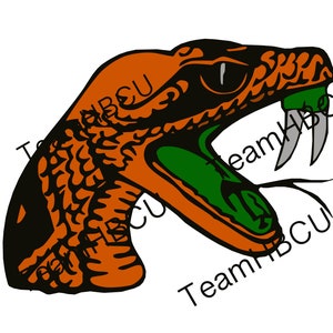 FAMU svg - Florida A&M University inspired logo svg - Rattlers Mascot - FAM - Graduate - Alumni - HBCU svg