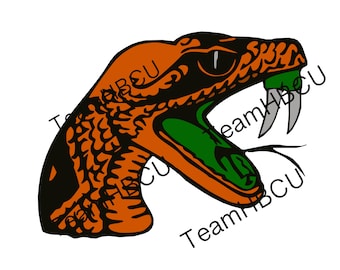 FAMU svg - Florida A&M University inspired logo svg - Rattlers Mascot - FAM - Graduate - Alumni - HBCU svg