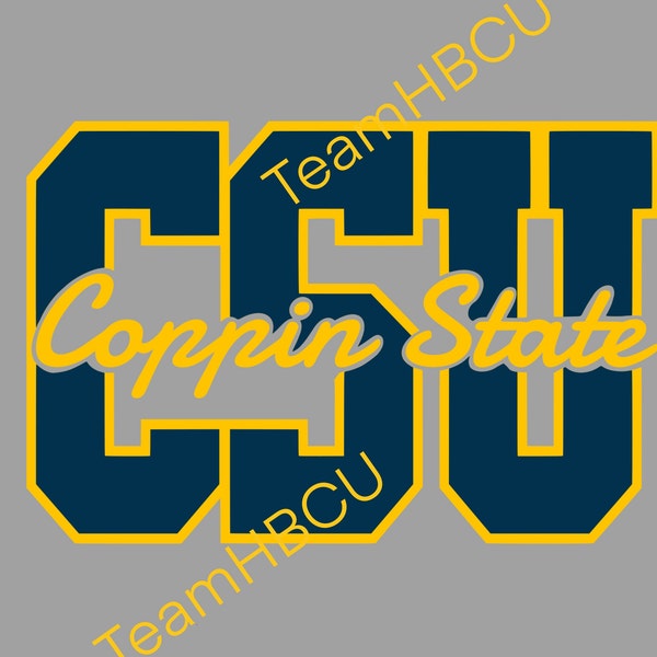 Coppin State University svg - Coppin State - Coppin State logo svg - Graduate - CSU svg - csu vector - easy to use