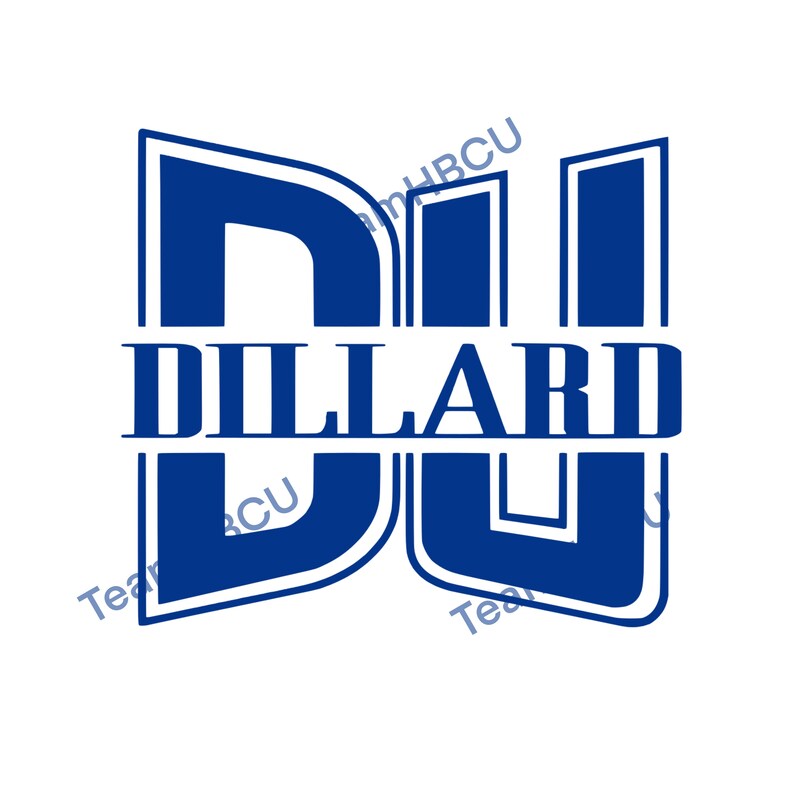 Single Color/layer Svg Dillard University Svg Dillard SVG Etsy