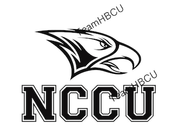 Mascota del águila de la NCCU SVG – Universidad Central de Carolina del Norte (Descarga digital)