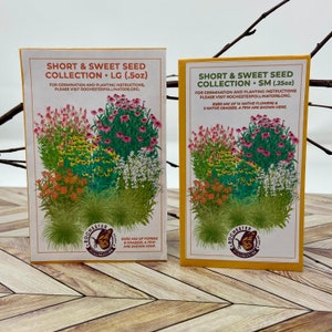 Short/Sweet Native Flower/Grass Seed Mix, Michigan Native Plants, Butterfly Garden, Alternative Lawn, Wildflower Meadow, Prairie Restoration