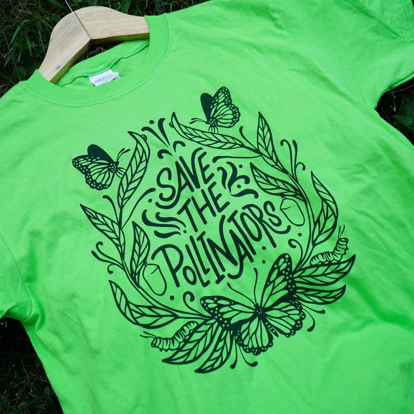 Save the Pollinators Youth Soft Cotton Tshirt Etsy