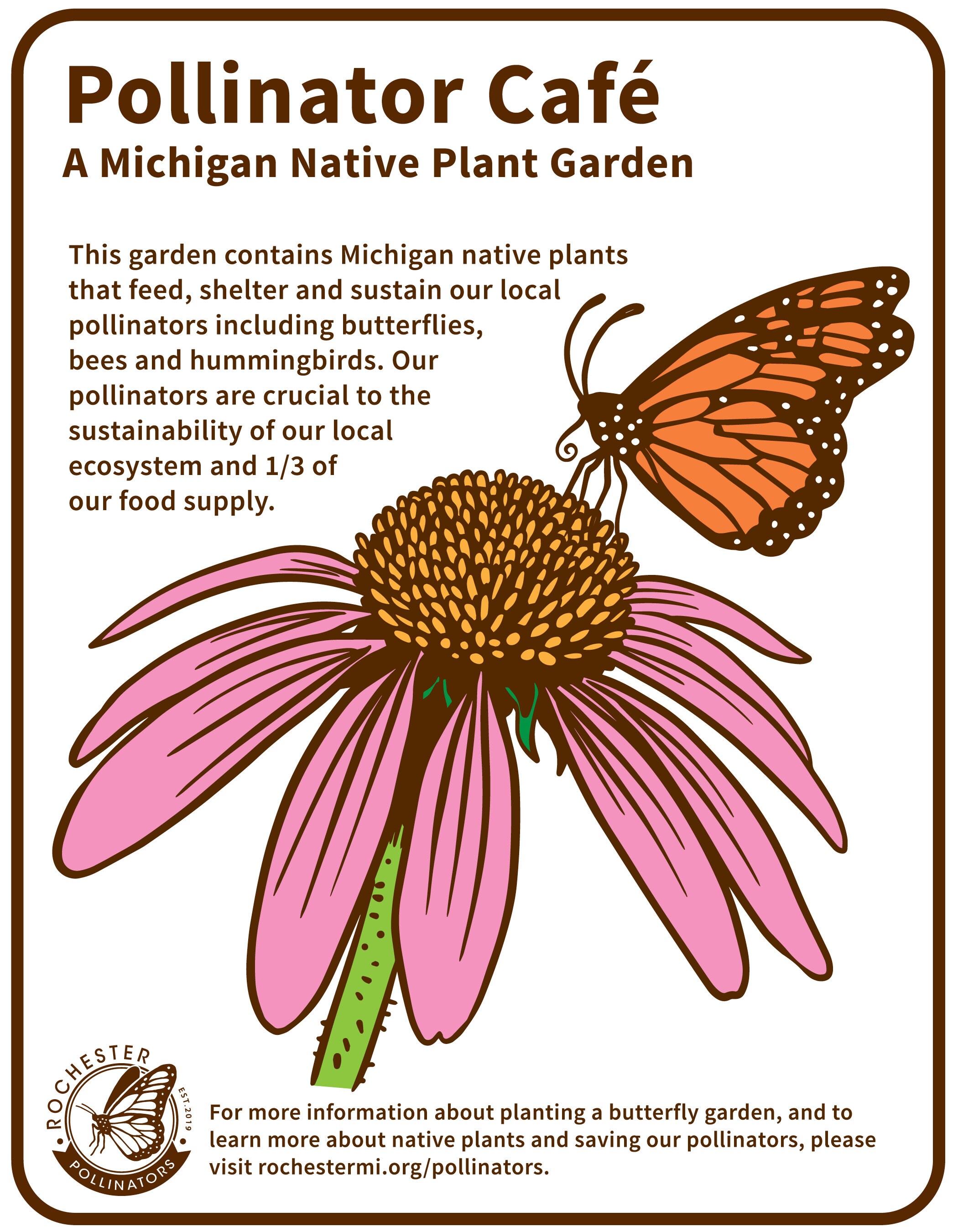 Pollinator Garden Sign | Etsy