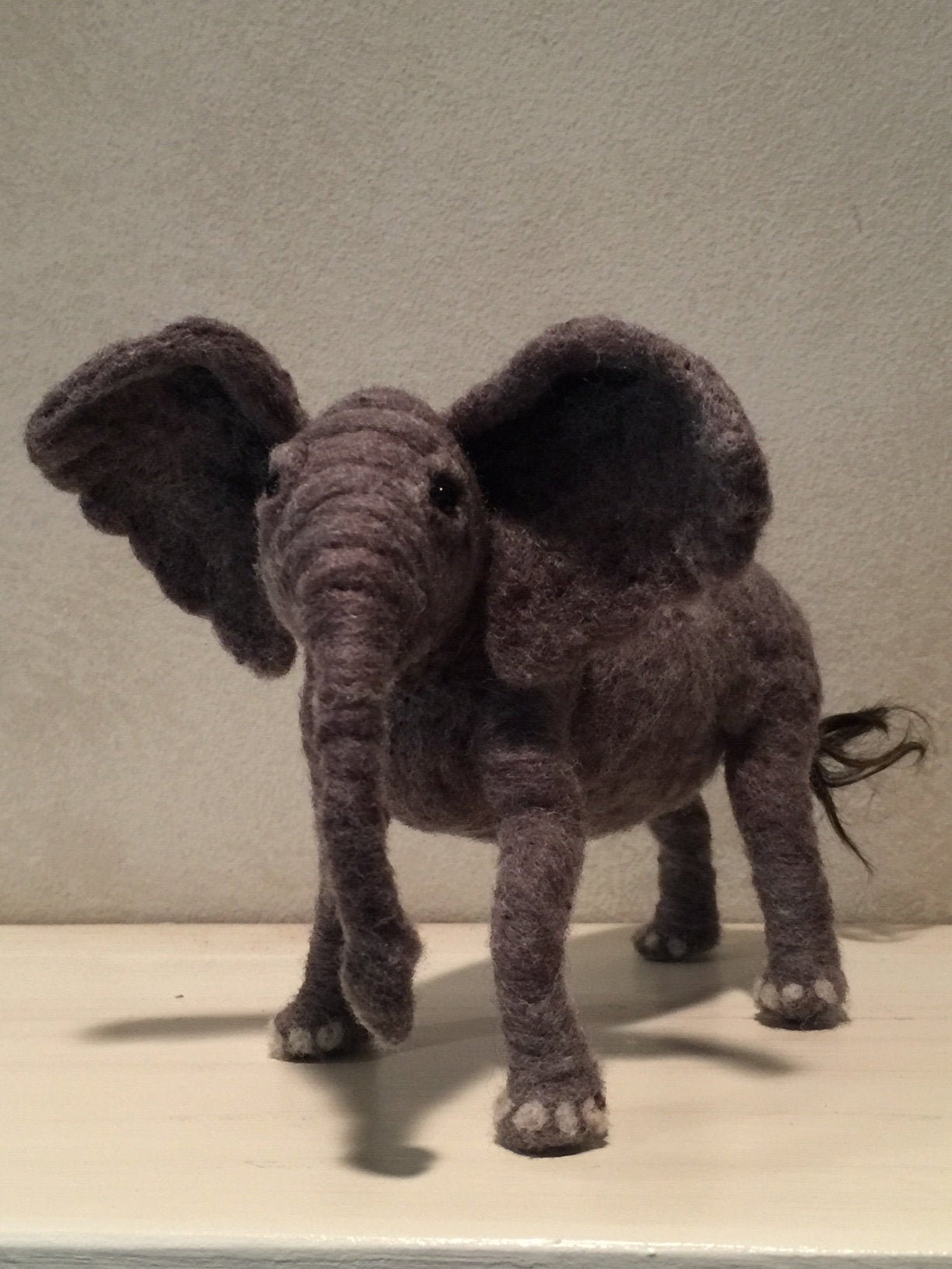Needle Felted Elephant Etsy