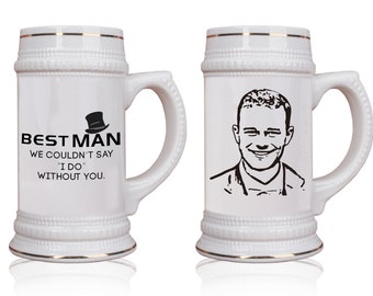 Funny Wedding Officiant Gift Beer Mug //// Personalized