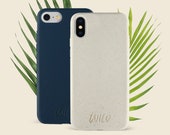 Eco Friendly 100 Biodegradable Compostable Bamboo Straw iPhone Case Cover for 7, 7 Plus, 8, 8 Plus, X, XS, XR, 11, 11 Pro