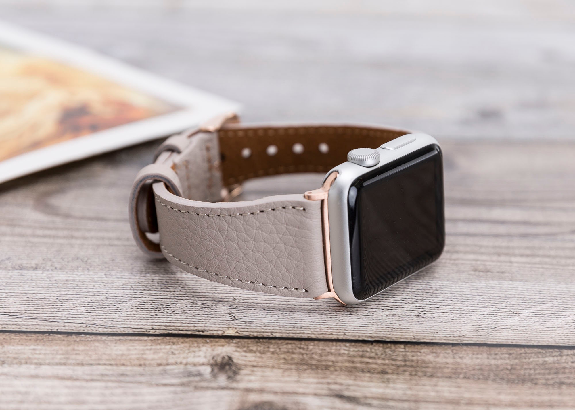 Leather Apple Watch Band 38mm 40mm 41mm Women Apple Watch Etsy Canada
