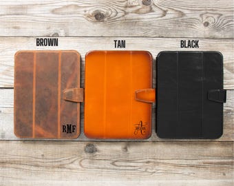 Étui en cuir pour iPad Pro 11"/13" (2024), Etui portefeuille personnalisé avec porte-stylo