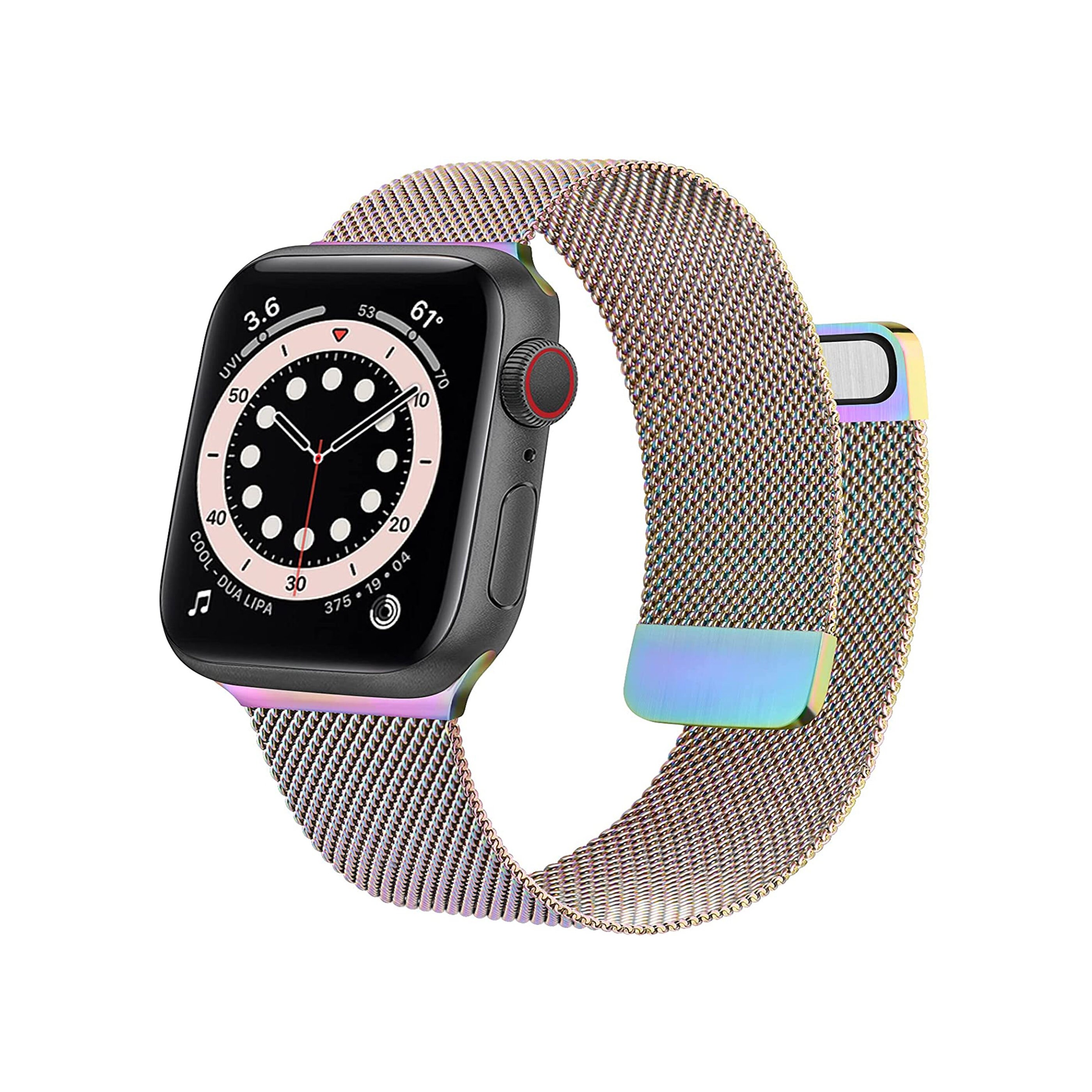 Stainless Steel Apple Watch Band Milanese Loop Apple Watch Etsy