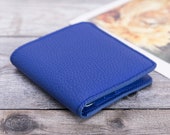 Minimalist Leather Wallet, Leather Bifold Wallet, Distressed Leather Slim Bifold Wallet, Groomsmen Wallet
