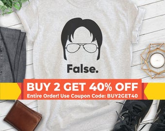 False Shirt, Unisex T-shirt, Funny Tv Show Shirt, TV Quote Shirt, Pop Culture Shirt