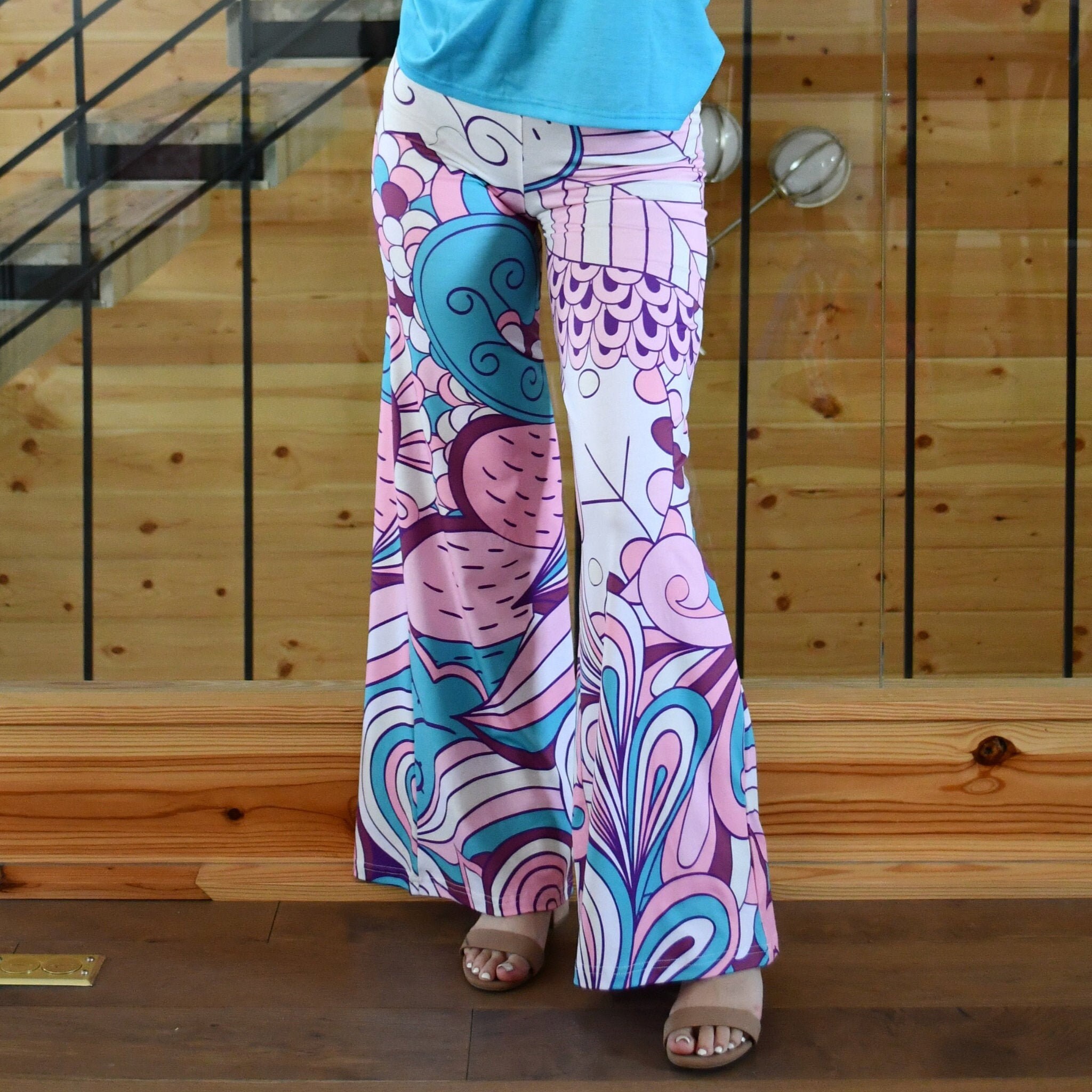 Antina Palazzo Pants High Waisted Wide 