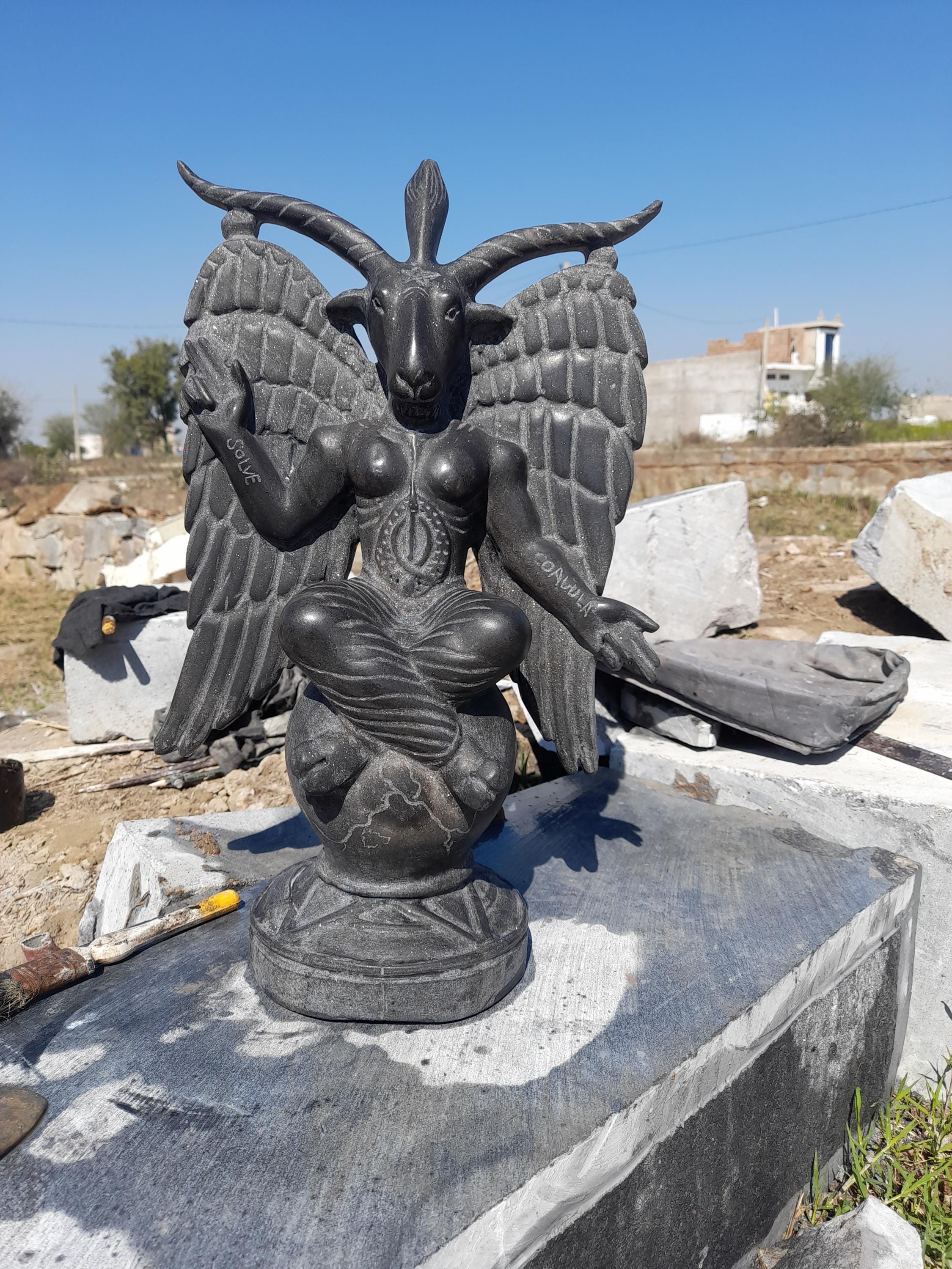Church of satan statue - Etsy 日本